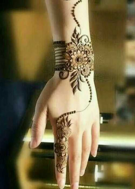 mehndi design front