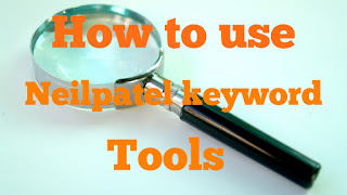 Neil patel keyword tool।Keyword planner.