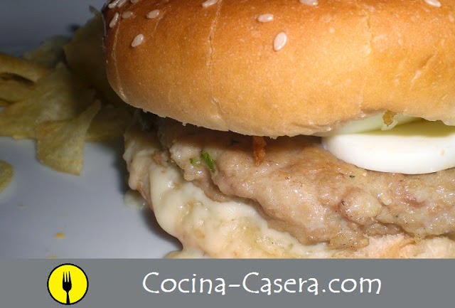 Hamburguesa pollo baja calorias receta cocina