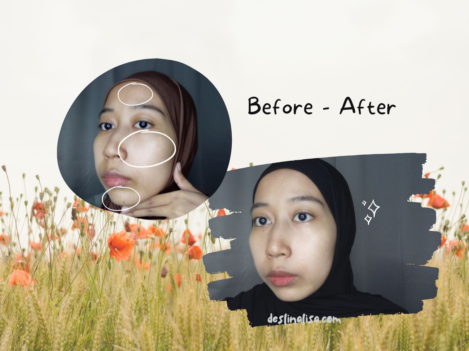 Before After Pakai Face Mist