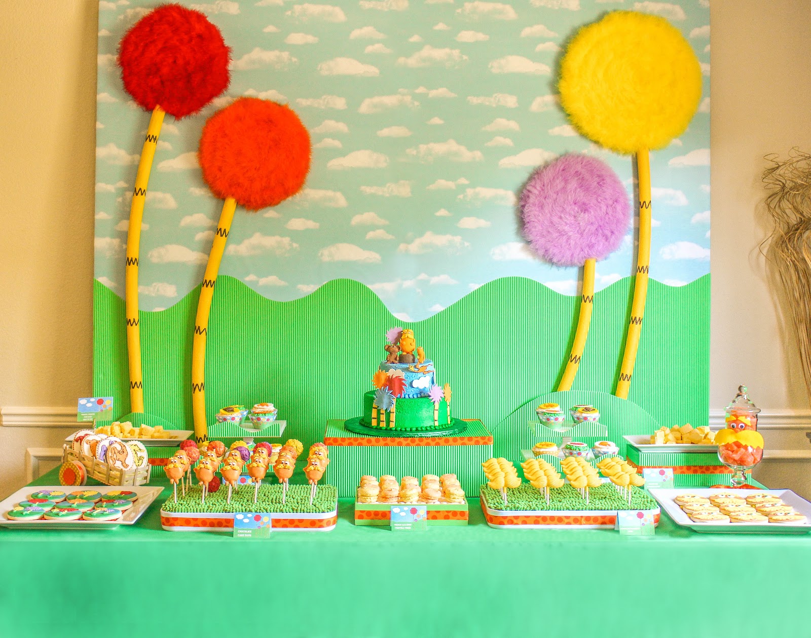 The Party  Wall  The Lorax Party  Part 2 Decorations  