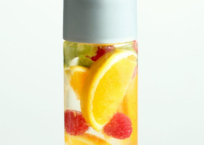 Orange Raspberry Detox Water