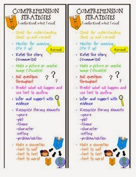 http://www.teacherspayteachers.com/Product/Comprehension-Strategies-Bookmark-1477381