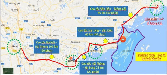 Cao tốc Vân Đồn - Móng Cái sẽ được khởi công xây dựng trong tháng 3