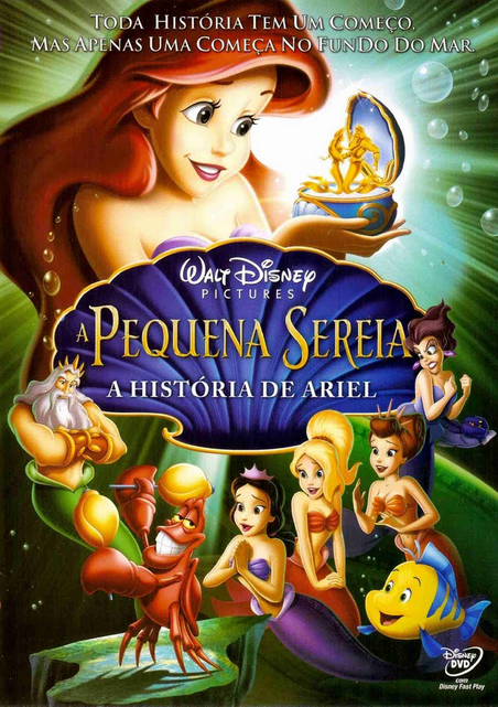 Filme A Pequena Sereia 3 A História de Ariel Dublado AVI DVDRip
