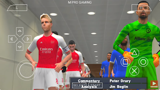 Download PES V2 EA SPORTS FC 24 PPSSPP New Kits Best Graphics HD Camera PS5 And Latest Transfer Peter Drury Commentary
