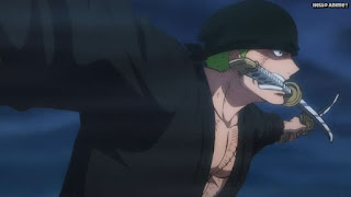 ワンピースアニメ 1018話 ロロノア・ゾロ 黒縄大龍巻 Roronoa Zoro | ONE PIECE Episode 1018