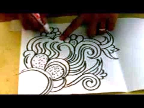 Cara Membuat Batik  Tulis Motif Bunga Vleopos