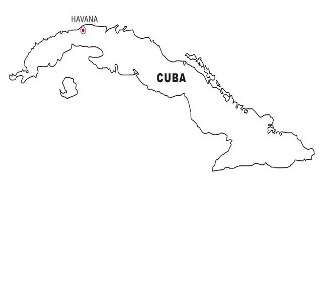 Cuba Map Coloring | COLOR AREA