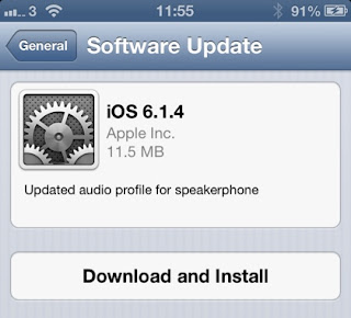 iOS 6.1.4 Update For iPhone 5 Released