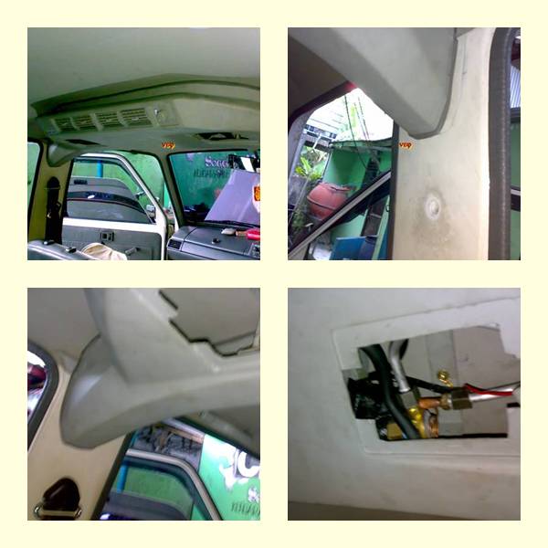  pasang  double blower kijang  super  spesialis ac  mobil  