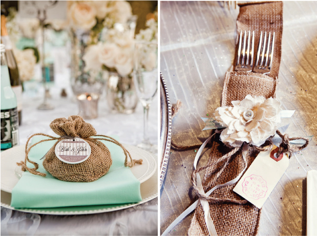  Wedding Trends Burlap a touch of rustic charm