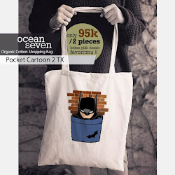 OceanSeven_Shopping Bag_Tas Belanja__Fun Cartoon_Pocket Cartoon 2 TX