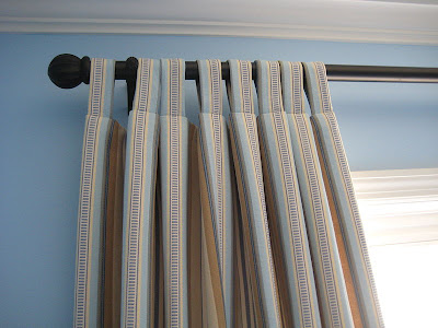 Tab top curtains