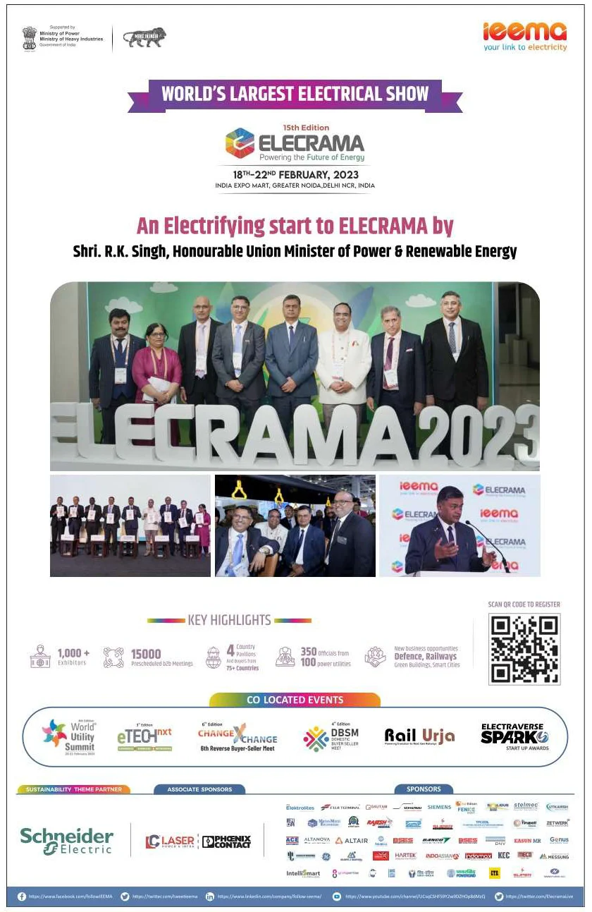 World's Largest Electrical Show - Elecrama 2023 - Consumer Products Ads for Inspiration