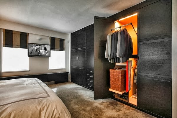 Kamar Tidur dengan Lemari Kayu  Blog Koleksi Desain Rumah 