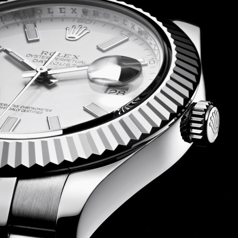  of the 41mm Rolex Oyster Perpetual Datejust II with the flutted bezel 
