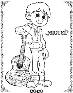 Coco: Free Printable Coloring Pages.