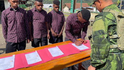 Empat Mantan Anggota OPM Kembali, SetiaPada NKRI 