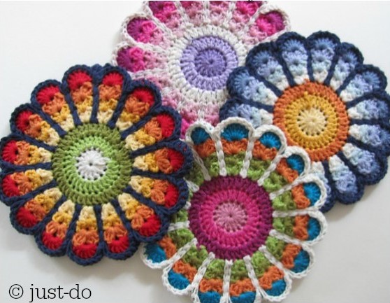 Crochet Flower Pot Holder