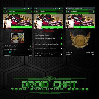 Droid Chat! V6.8.10 Tron Evolution Series (Green Theme) Apk