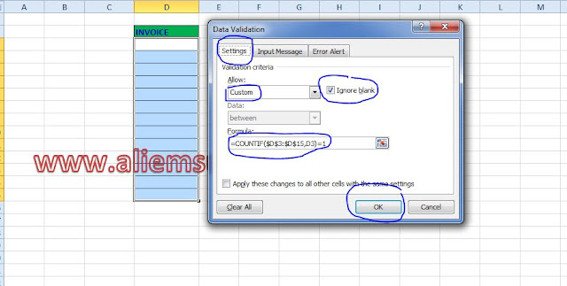 Fungsi Validasi Data Untuk Mencegah Duplikasi Input Data