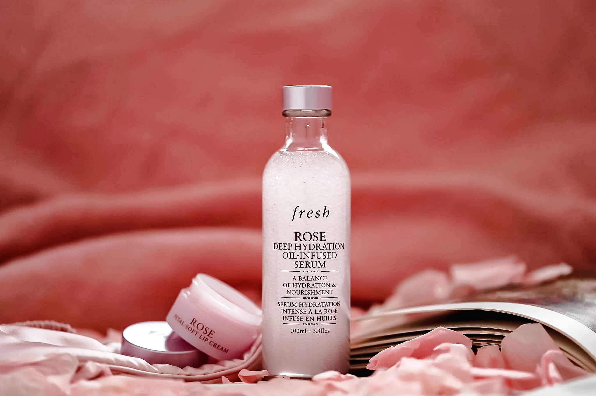 Fresh Rose Baume Lèvres Lip Creme Serum Infusé Huiles