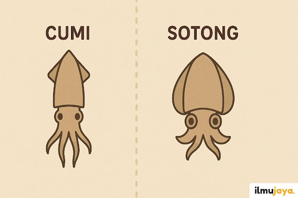 perbedaan cumi dan sotong