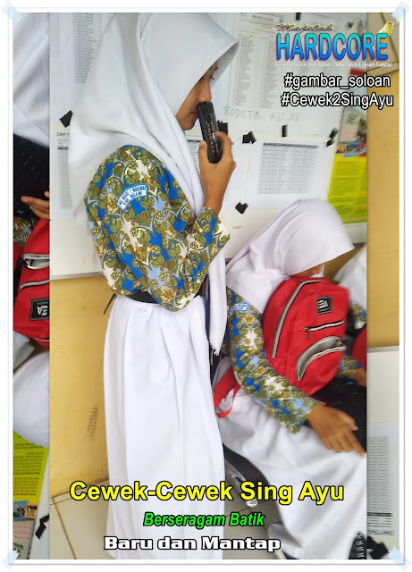 Gambar Siswa-Siswi SMA Negeri 1 Ngrambe (Cover Batik) - Buku Album Gambar Soloan edisi 5