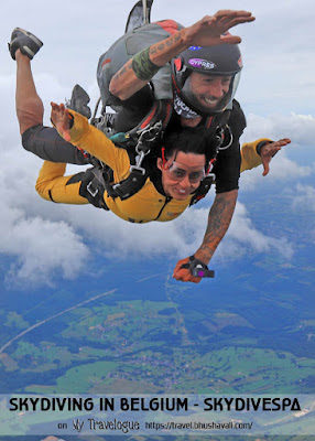 Skydiving in Belgium SkydiveSpa Pinterest