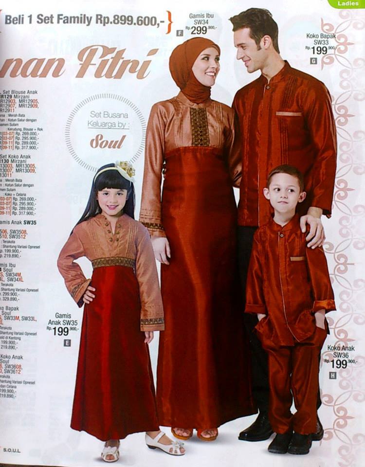 Baju Muslim Couple Ayah Ibu Dan Anak Baju Muslim  Share 