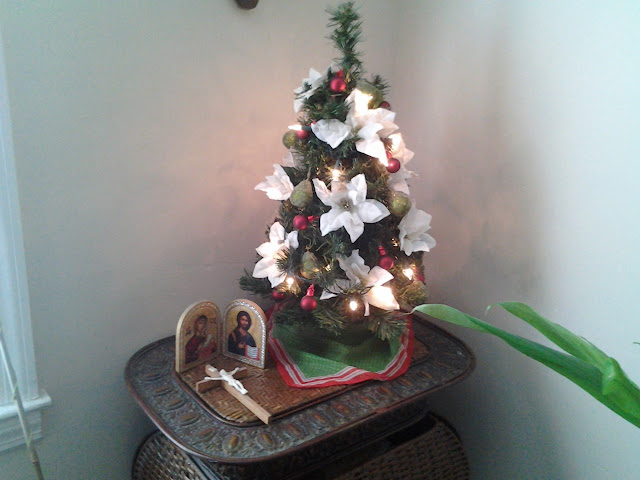 catholic home altar christmas