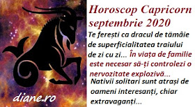 Horoscop Capricorn septembrie 2020