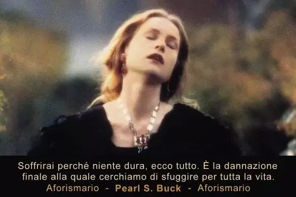 Foto di Isabelle Huppert in Madame Bovary del 1991