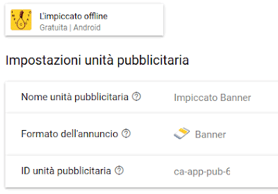 id unità pubblicitaria