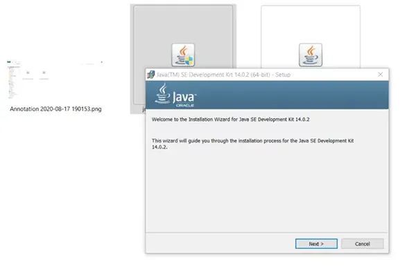 تثبيت برنامج java jdk