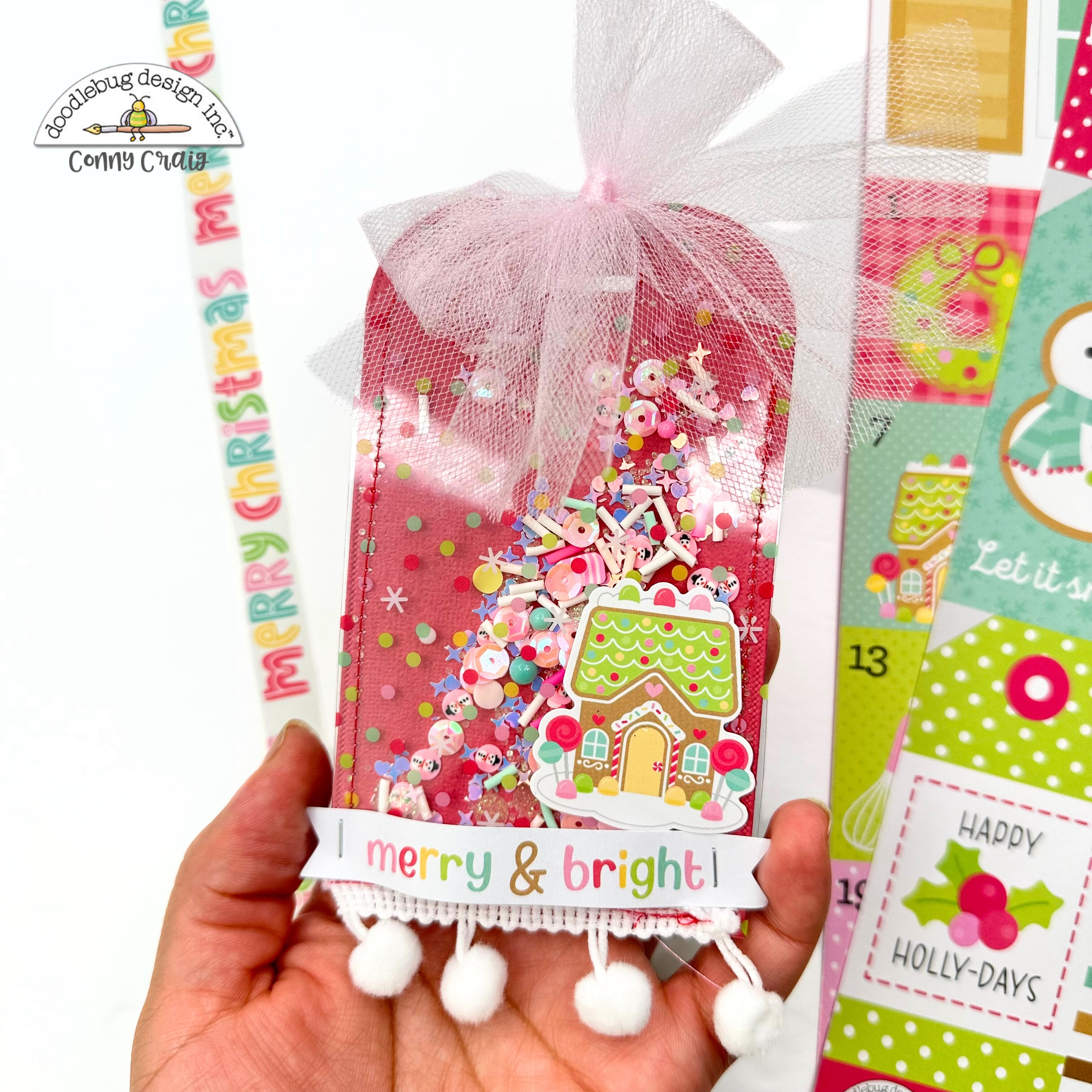 PRETTY PINK POSH: Shaker Beads  Christmas Cookie – Doodlebugs