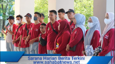 Sekda Pinrang Lepas kontingen Pinrang Pekan Paralympic Provinsi Sulawesi selatan