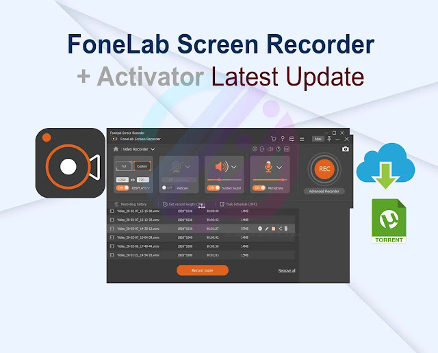 FoneLab Screen Recorder 1.5.22 + Activator Latest Update