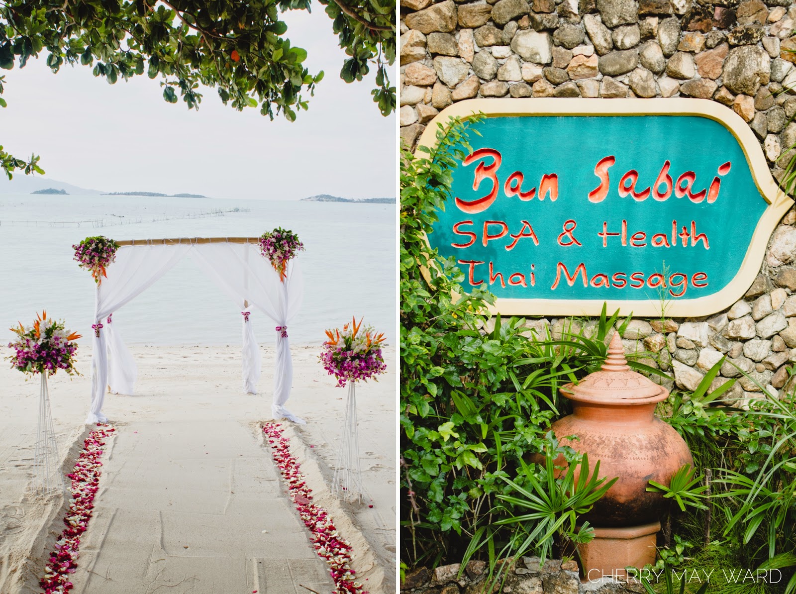 bang rak renewal of vow, beach, nature, wedding in bang rak, koh samui