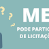 MEI pode participar de licitação?