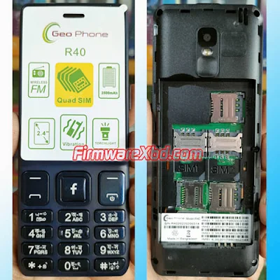 Geo Phone R40 Flash File MT6261 (4Sim Phone)