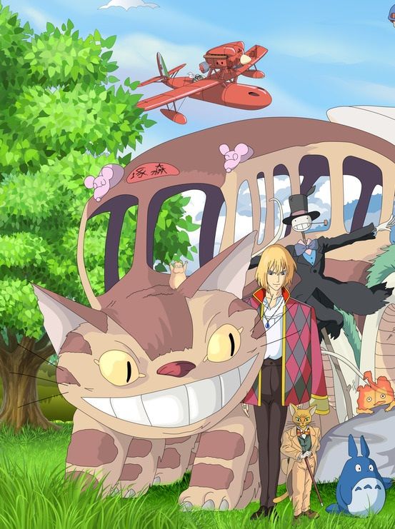 空中庭園と幻の飛行船 ディズニーとジブリが大集合 ファンが描いた夢のコラボ画像 空中庭園と幻の飛行船 ディズニーとジブリが大集合 ファンが描いた夢のコラボ画像