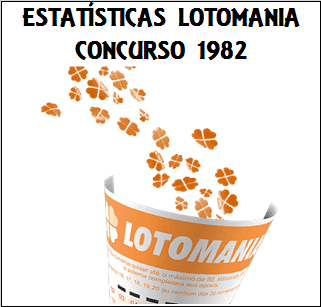 Estatísticas lotomania 1982 análises das dezenas