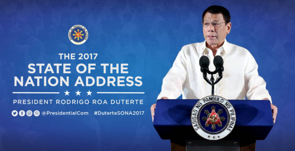 President Rodrigo Roa Duterte SONA