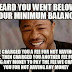 Minimum balance