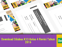 Download Silabus K13 Kelas 4 Revisi Tahun 2016