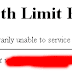 Bandwidth Limit Exceeded