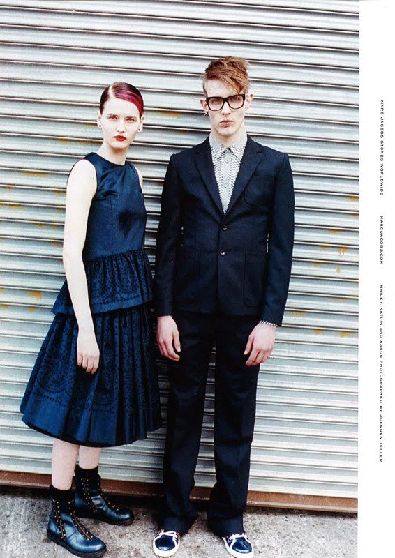 Marc by Marc Jacobs F/W 12.13 — Aaron Vernon, Hailey Hasbrook & Katlin Aas by Juergen Teller