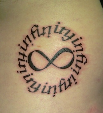 infinity symbol tattoo. Tattoo; Ambigram, Infinity